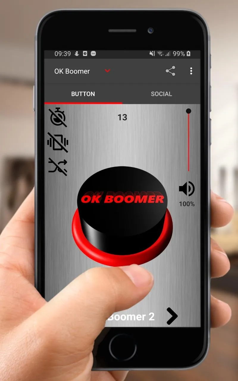 OK Boomer Button | Indus Appstore | Screenshot