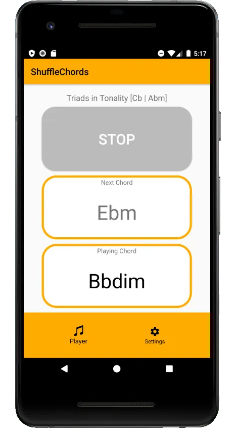 Shuffle Chords | Indus Appstore | Screenshot