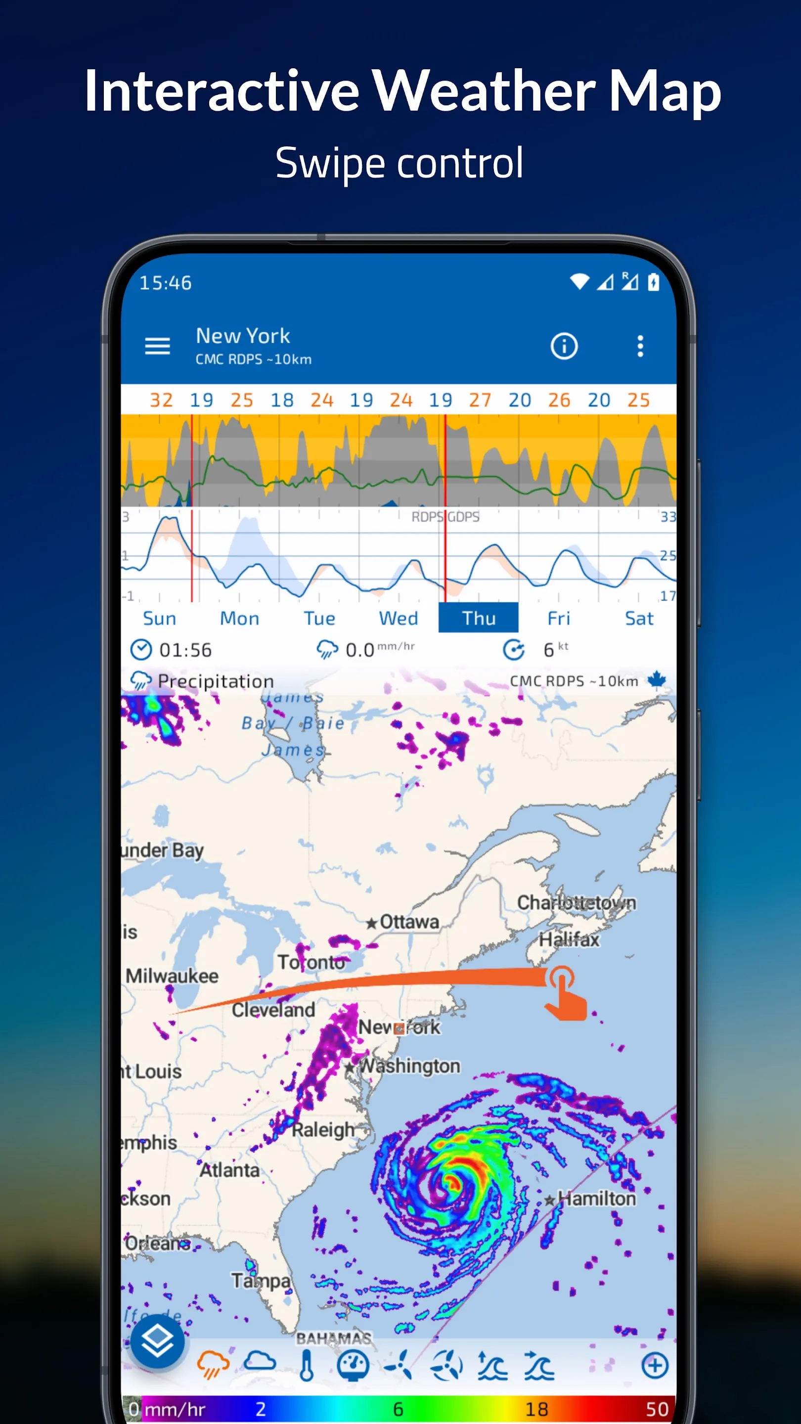 Flowx: Weather Map Forecast | Indus Appstore | Screenshot