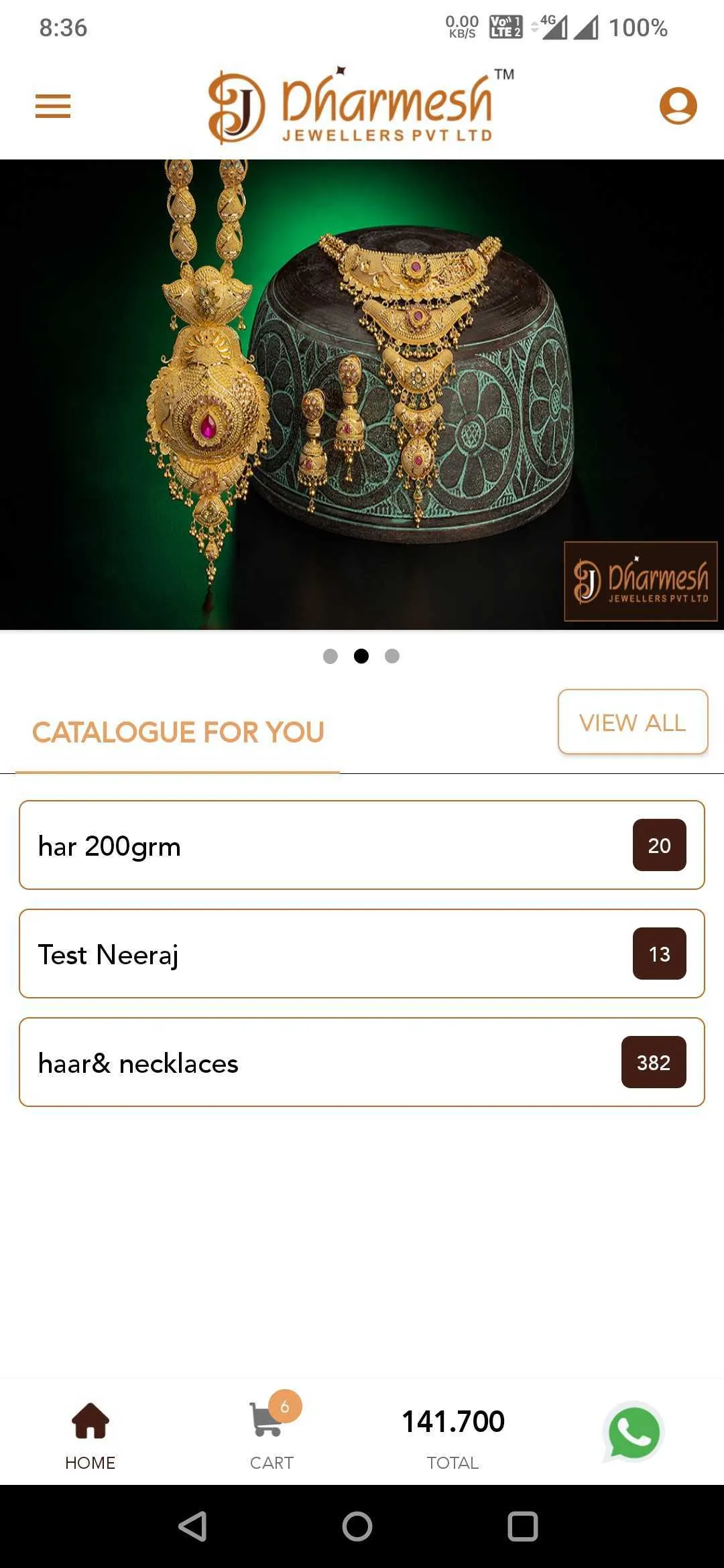 DHARMESH JEWELLERS | Indus Appstore | Screenshot