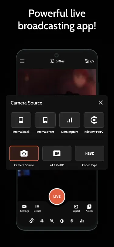 Omnistream Live Video Creator | Indus Appstore | Screenshot