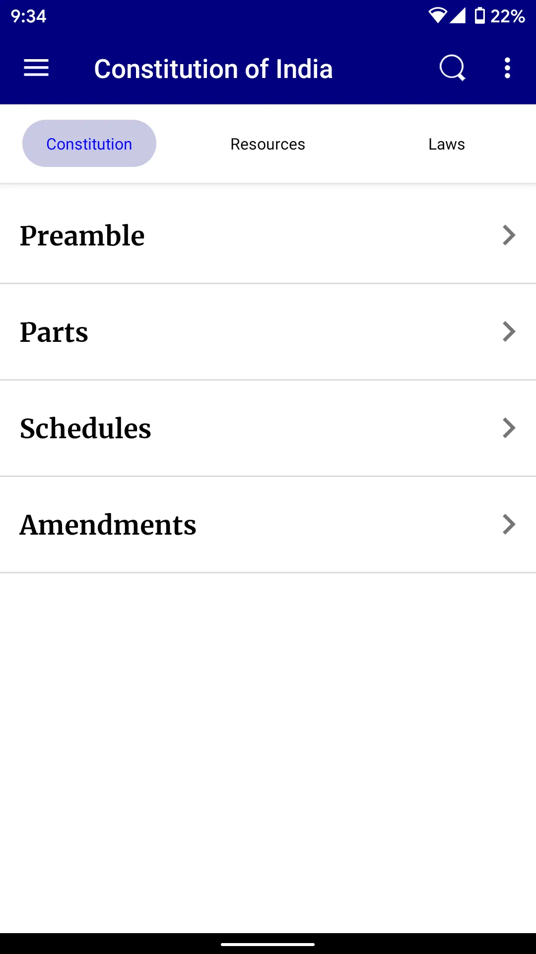 Indian Constitution and Polity | Indus Appstore | Screenshot