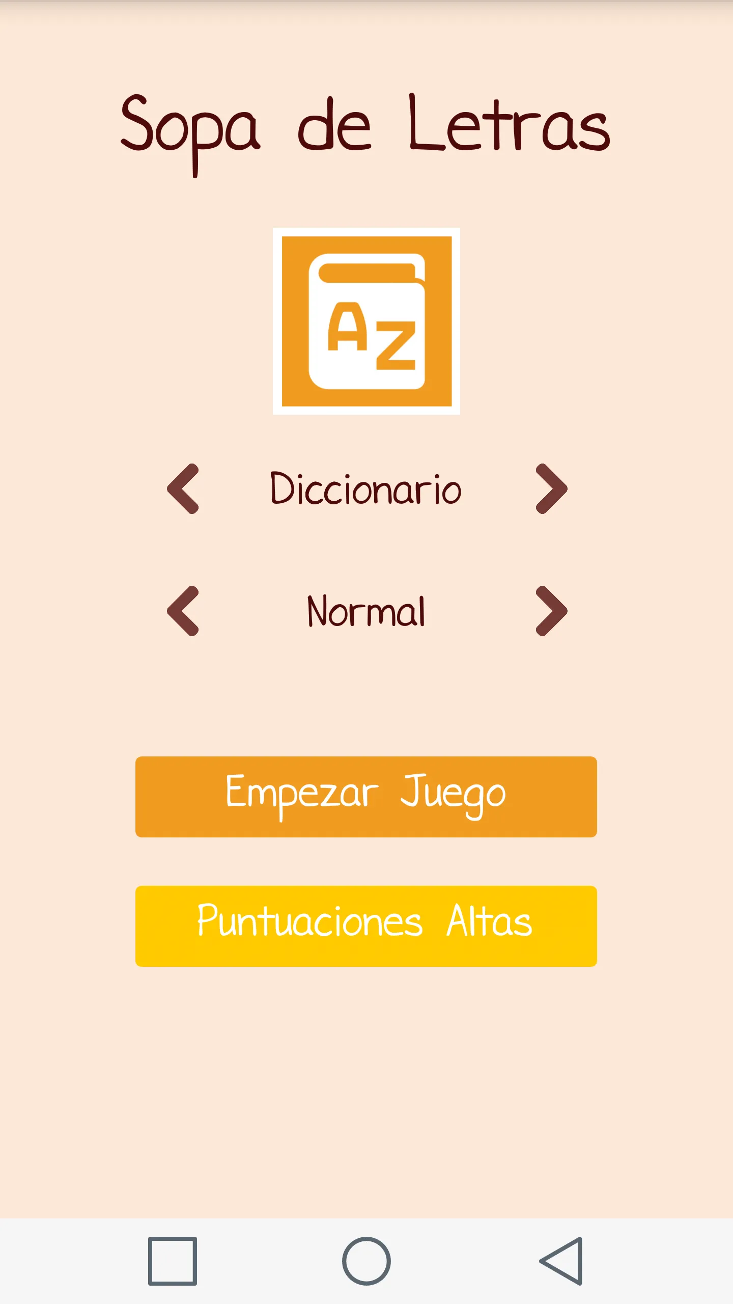 Sopa de Letras | Indus Appstore | Screenshot