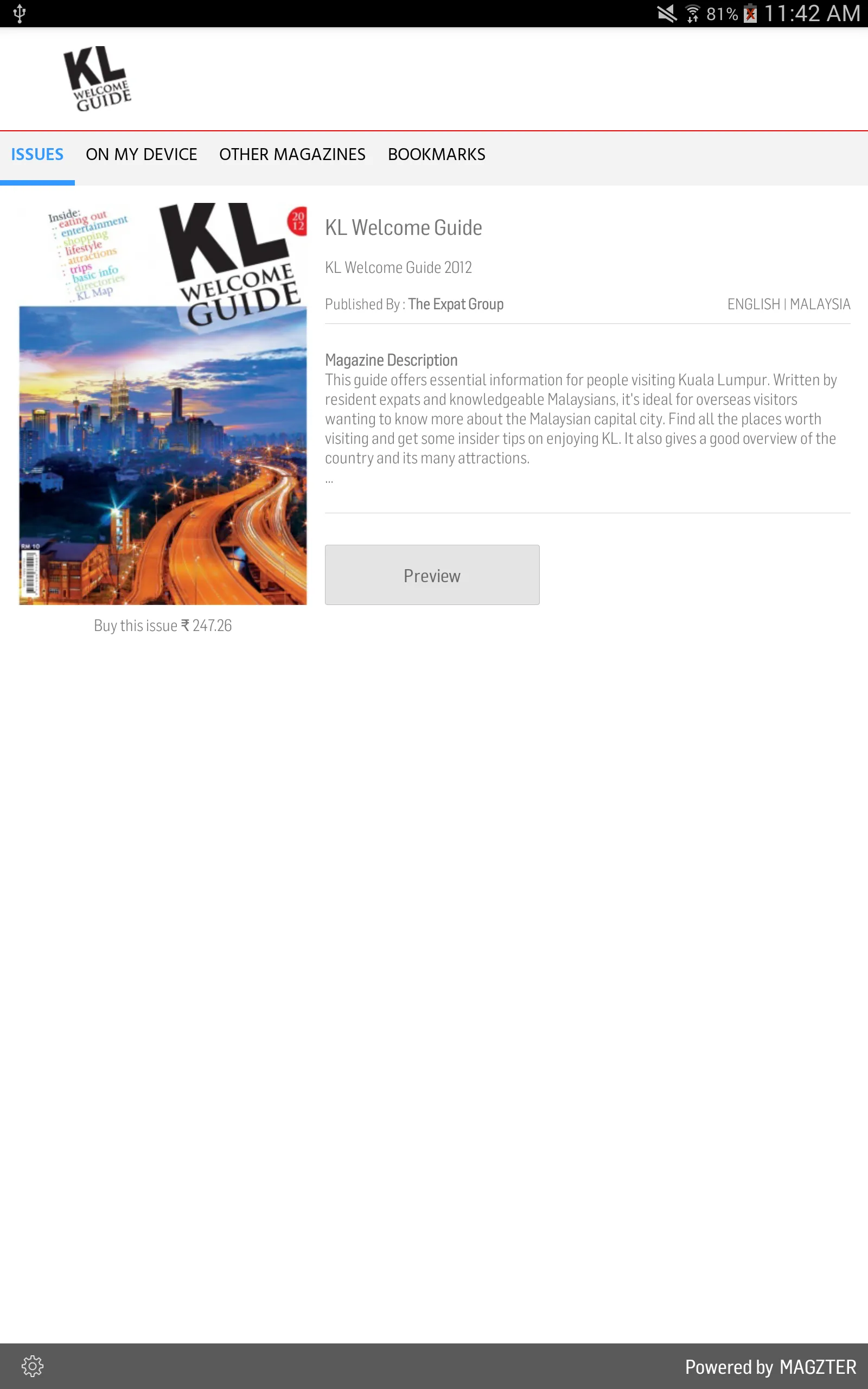 KL Welcome Guide | Indus Appstore | Screenshot