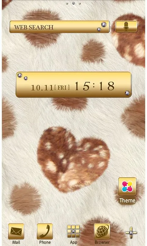 Chic Wallpaper FUR HEART | Indus Appstore | Screenshot