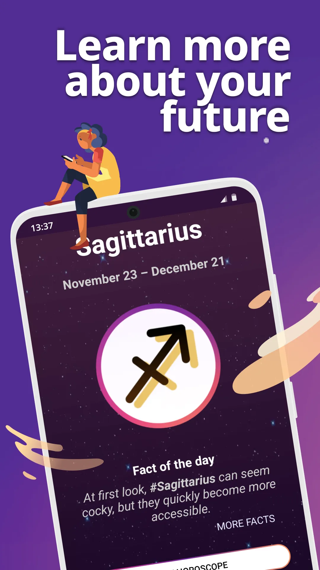 Sagittarius Horoscope & Astro | Indus Appstore | Screenshot