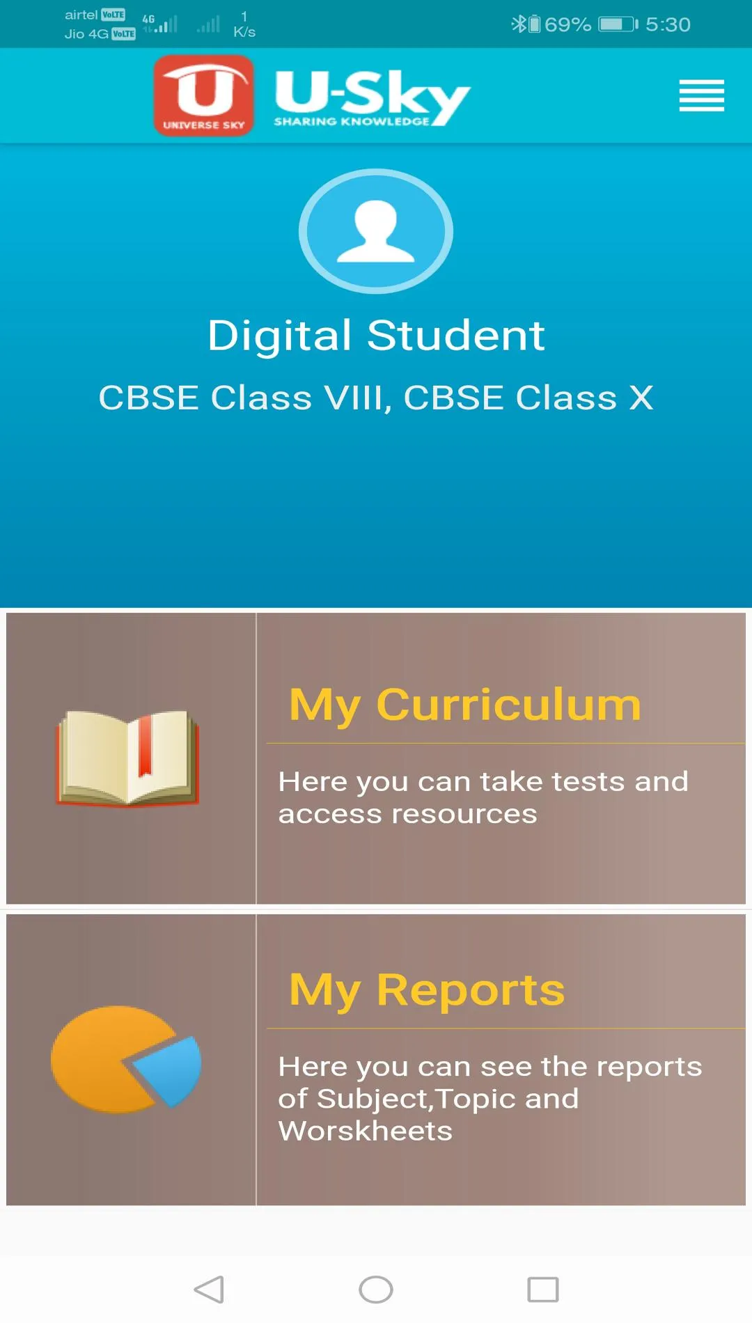 Usky's Digital Student. 24/7 L | Indus Appstore | Screenshot