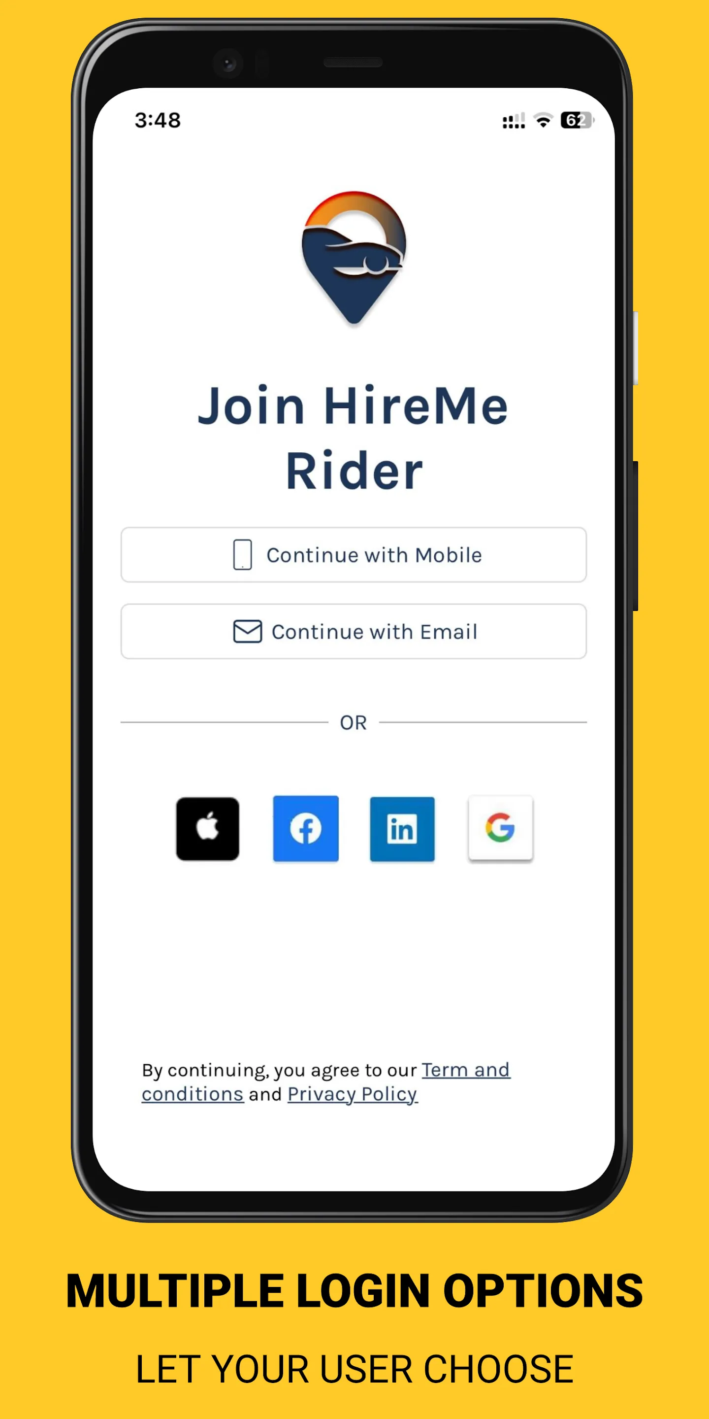 HireMe - Book a Taxi/Cab | Indus Appstore | Screenshot