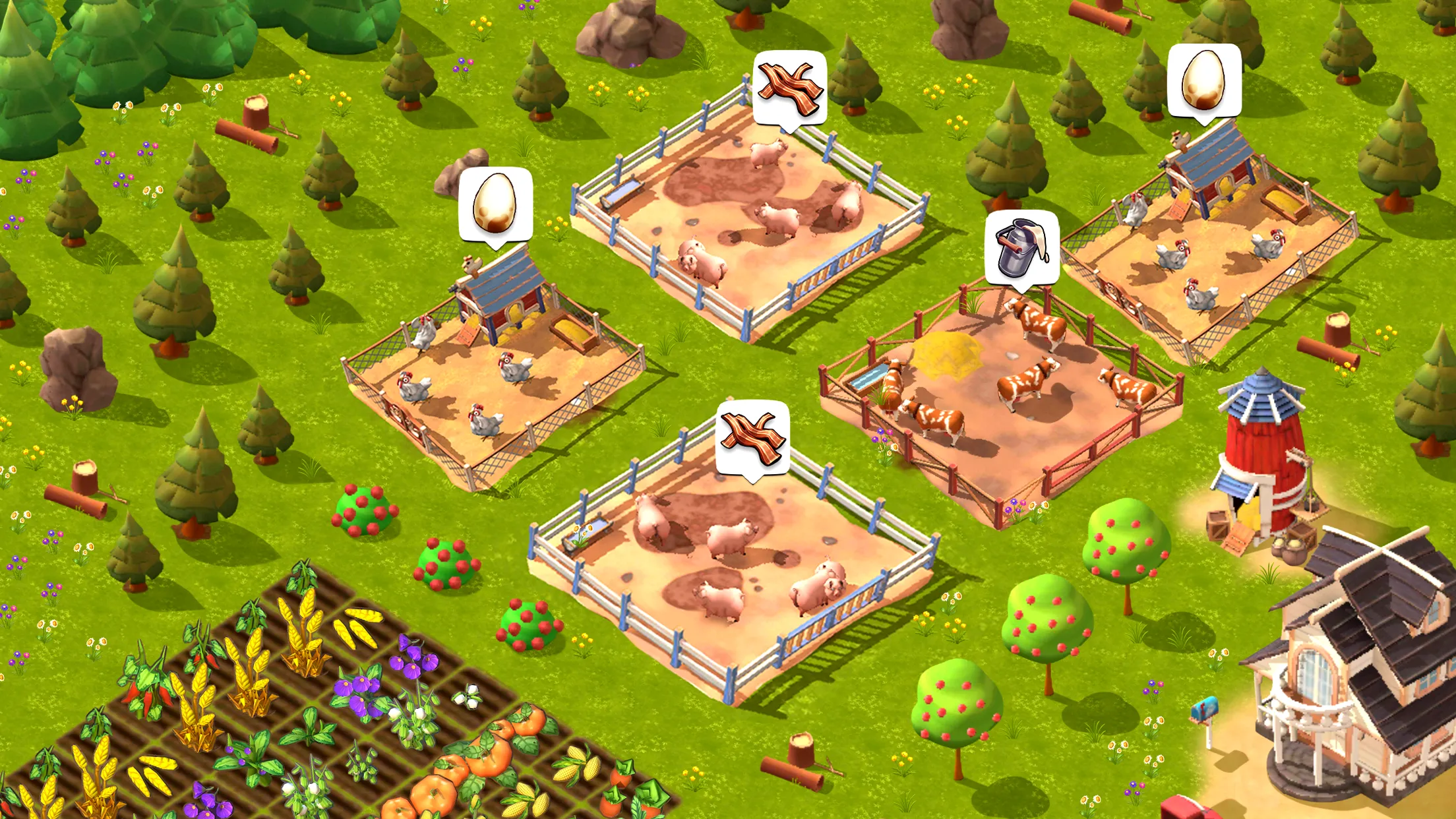 Happy Farm Town - Farm Games | Indus Appstore | Screenshot