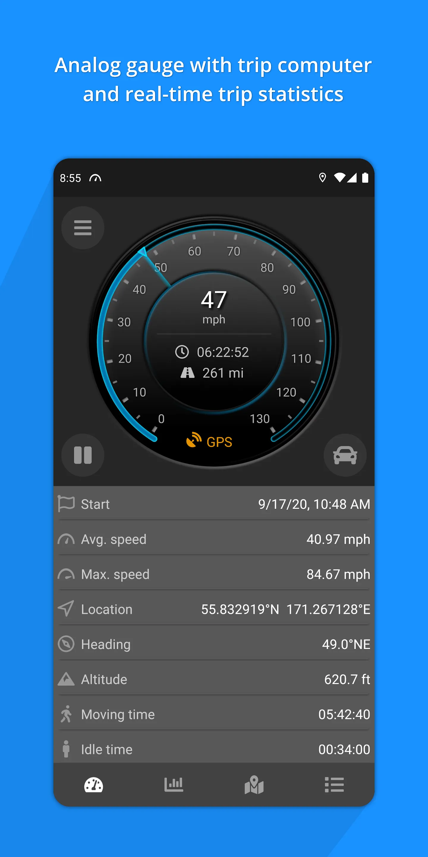 Galileo GPS Speedometer | Indus Appstore | Screenshot