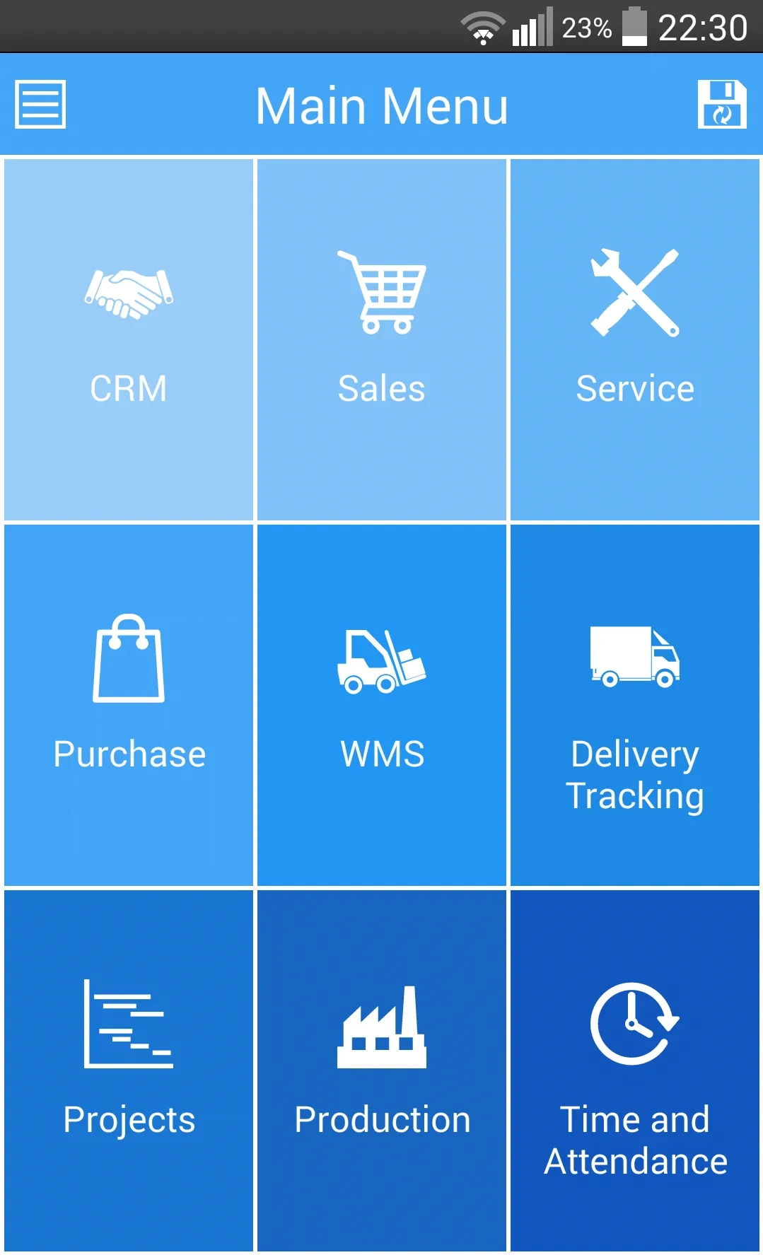 Mobile4ERP | Indus Appstore | Screenshot