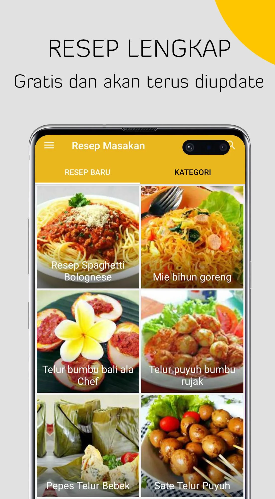 Buku Resep Semua Masakan | Indus Appstore | Screenshot