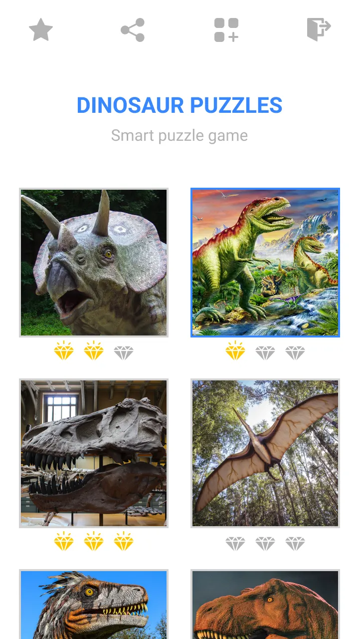 Jigsaw Dinosaur Mosaic Puzzles | Indus Appstore | Screenshot