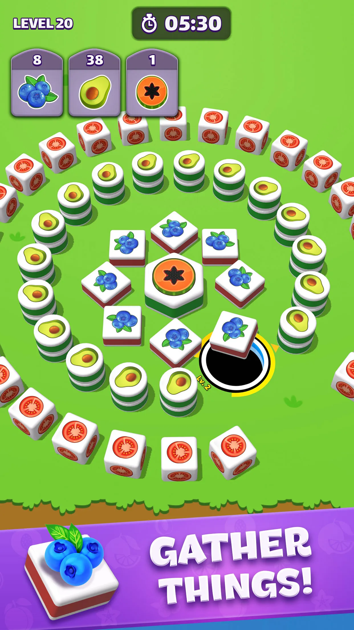 Tiles in Hole: Black Hole | Indus Appstore | Screenshot