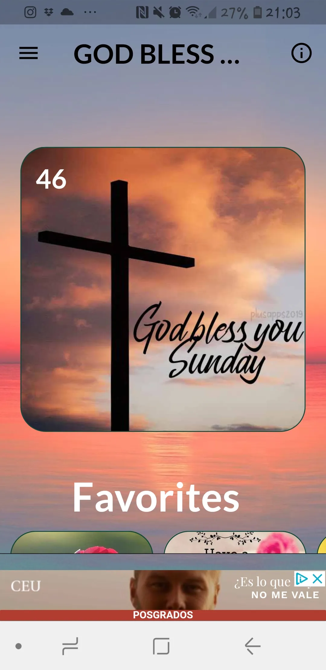 Sunday Blessings | Indus Appstore | Screenshot