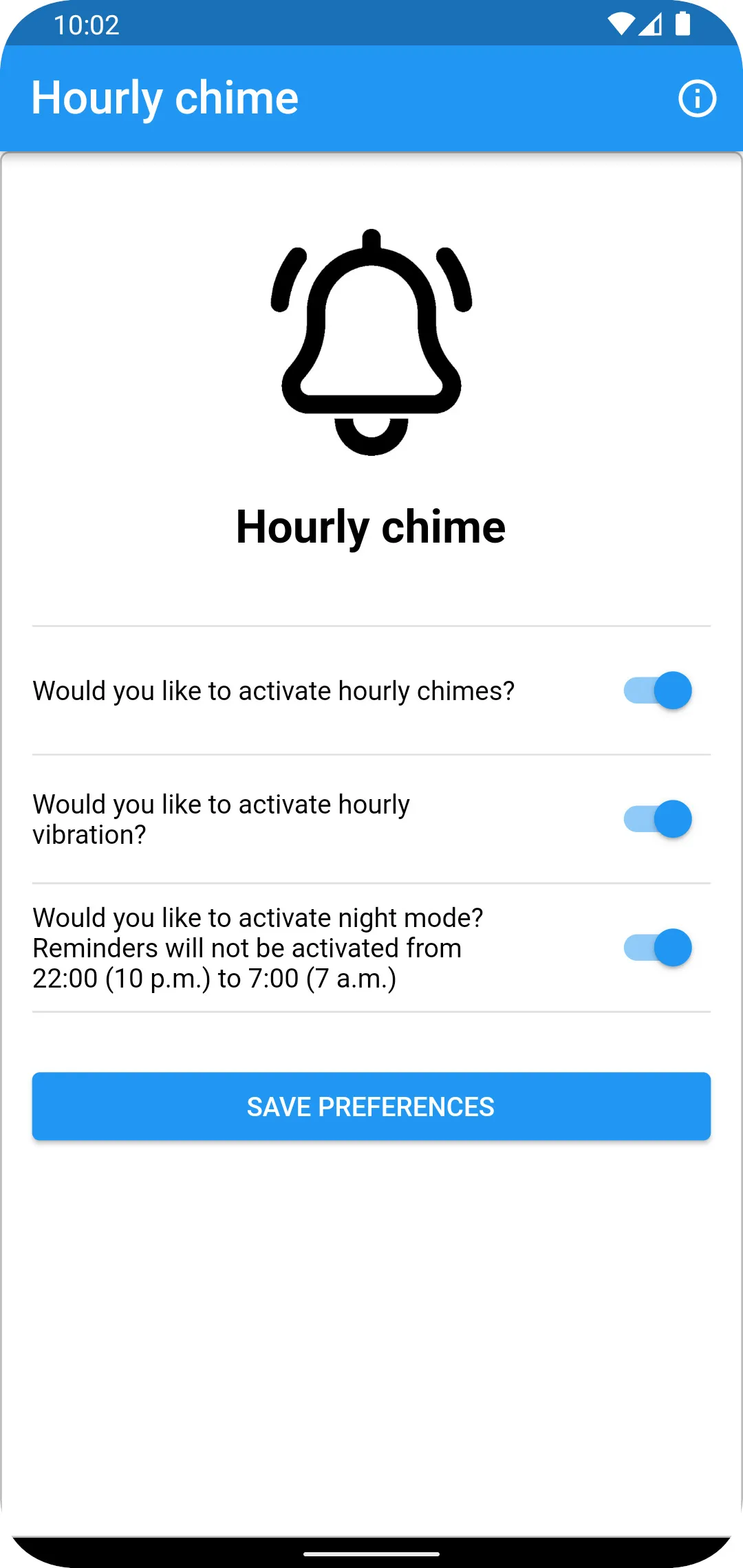 Hourly Chime | Indus Appstore | Screenshot