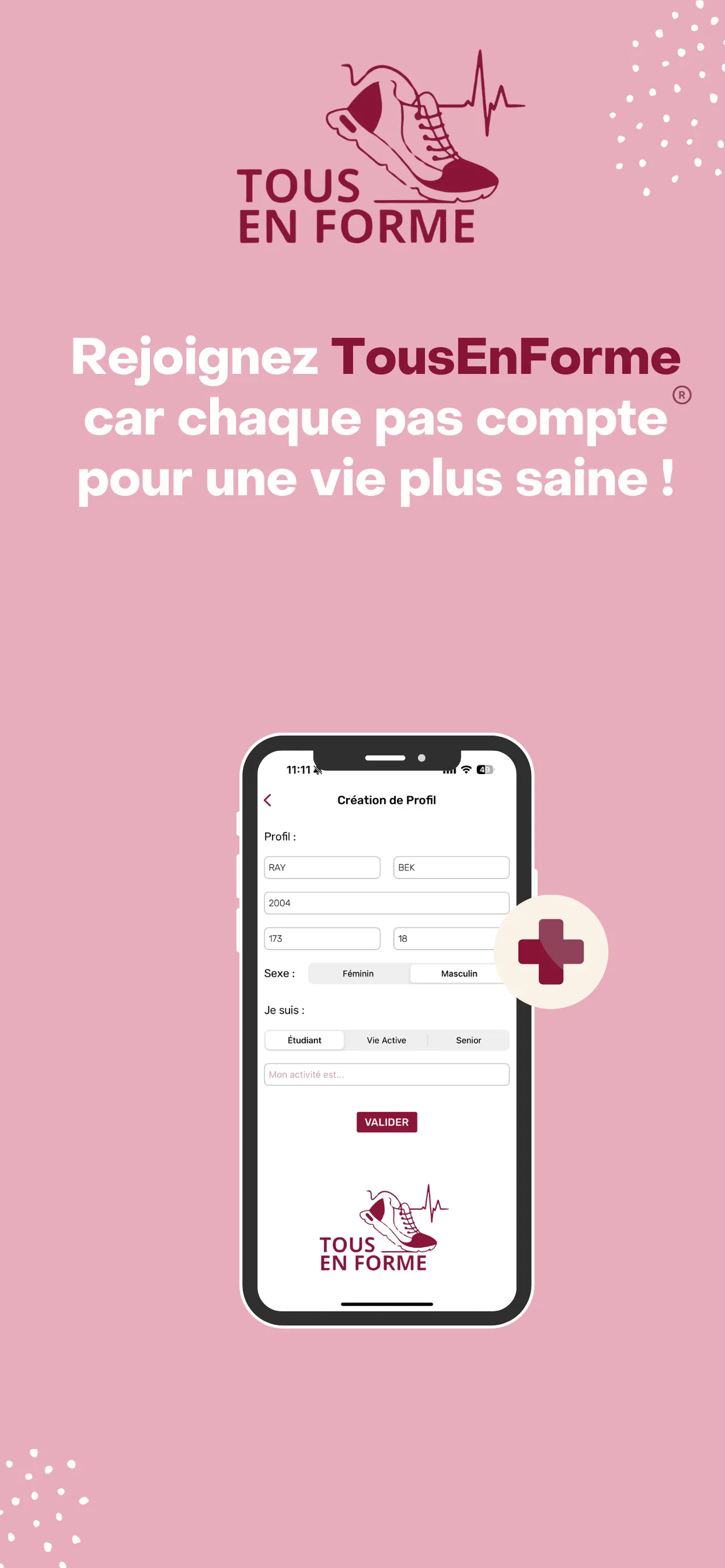 Tous en forme | Indus Appstore | Screenshot