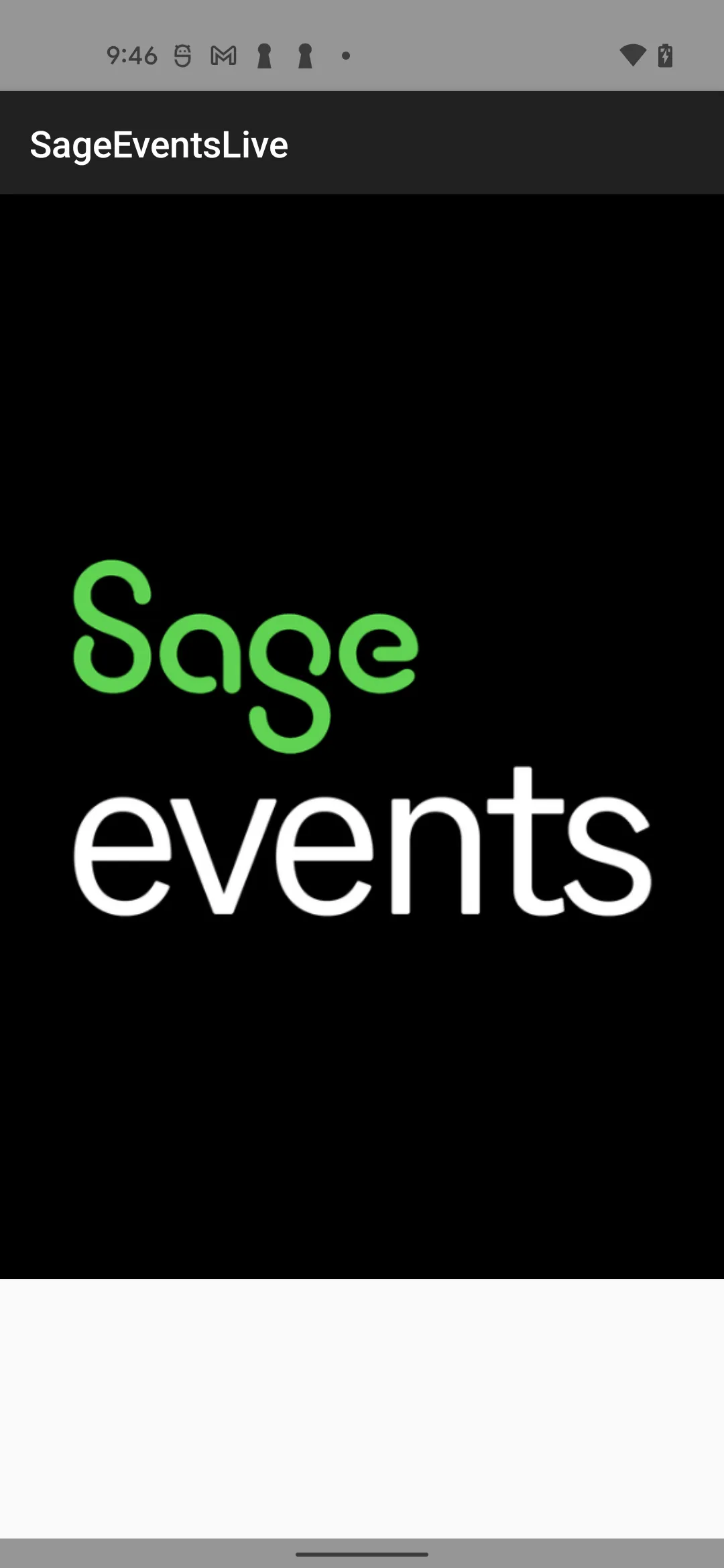 Sage Events Live | Indus Appstore | Screenshot