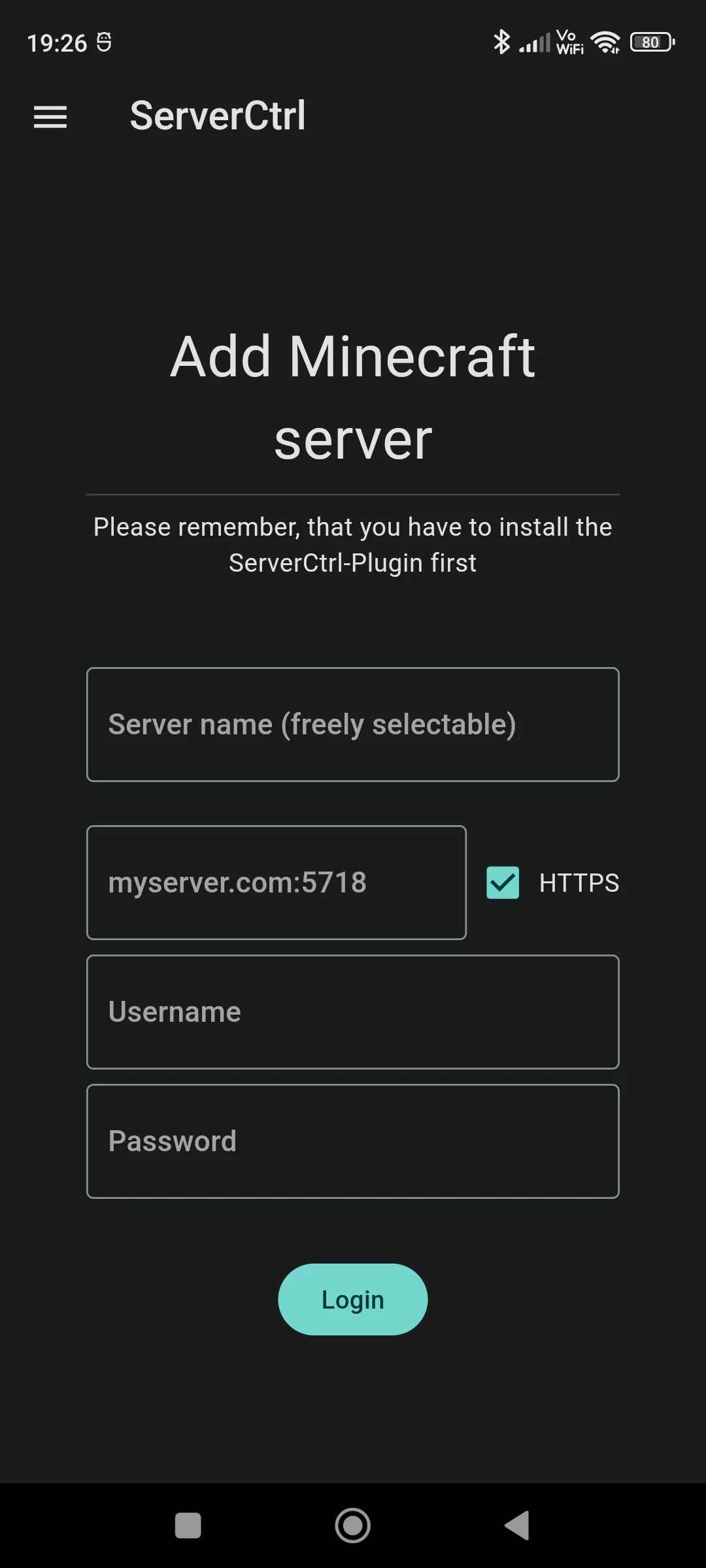 ServerCtrl | Indus Appstore | Screenshot