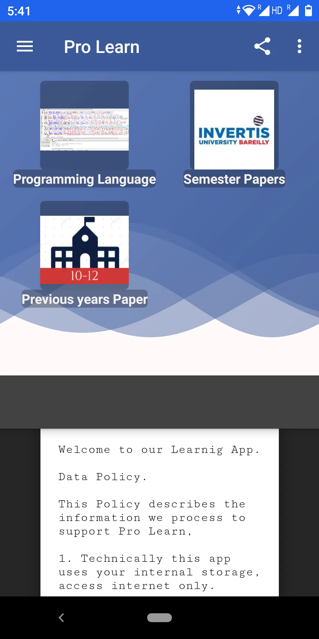 Pro Learn | Indus Appstore | Screenshot