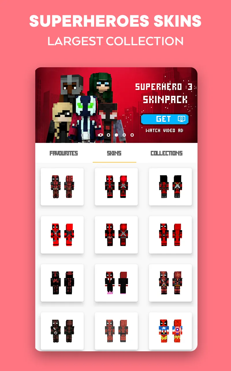 Superheroes Skins for MCPE | Indus Appstore | Screenshot