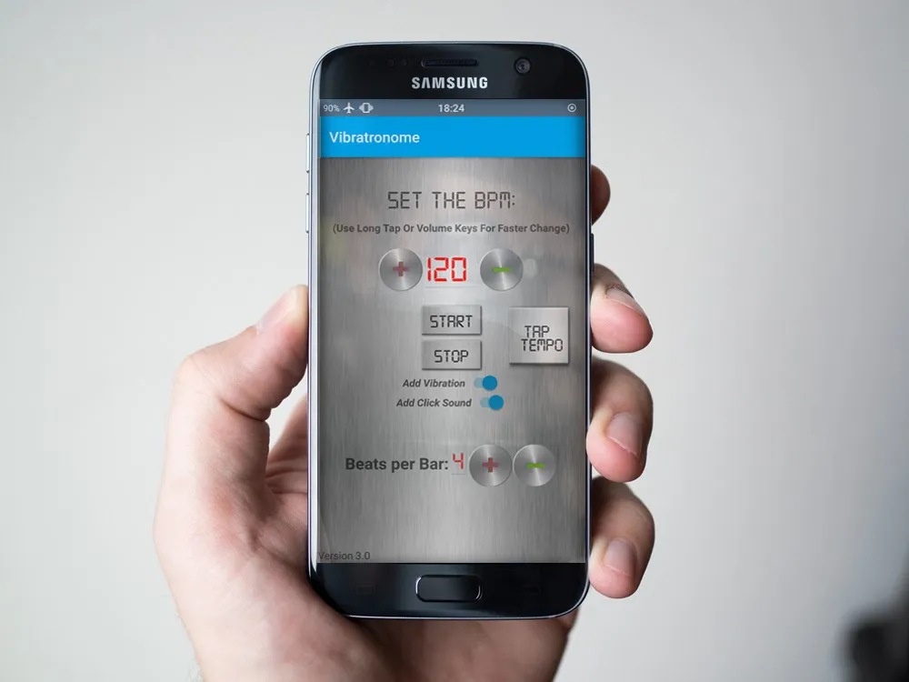 Vibratronome -  Metronome FREE | Indus Appstore | Screenshot