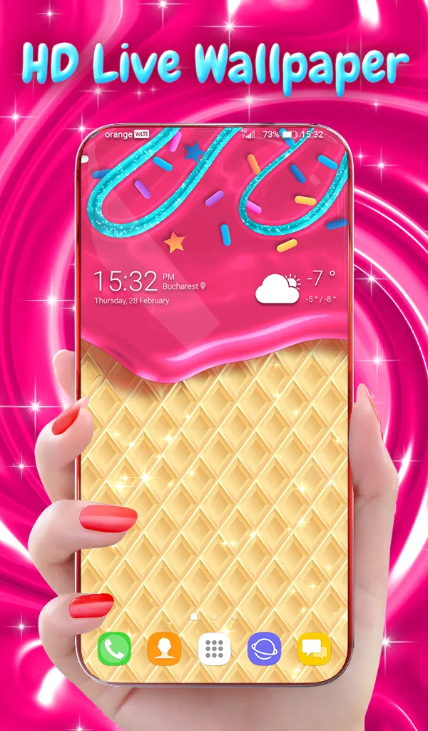 Chocolate Waffle Wallpaper | Indus Appstore | Screenshot