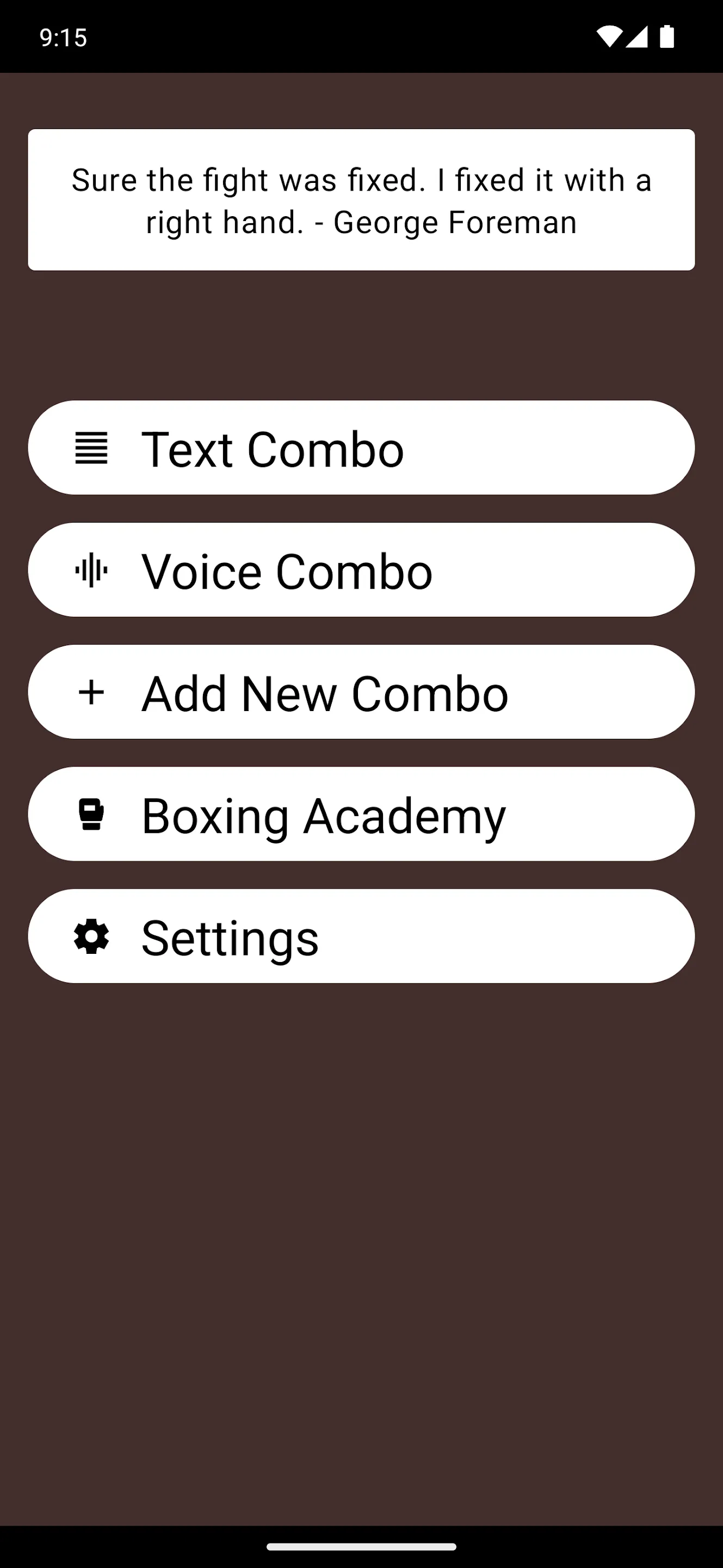 MyFastCombo  Boxing Coach | Indus Appstore | Screenshot