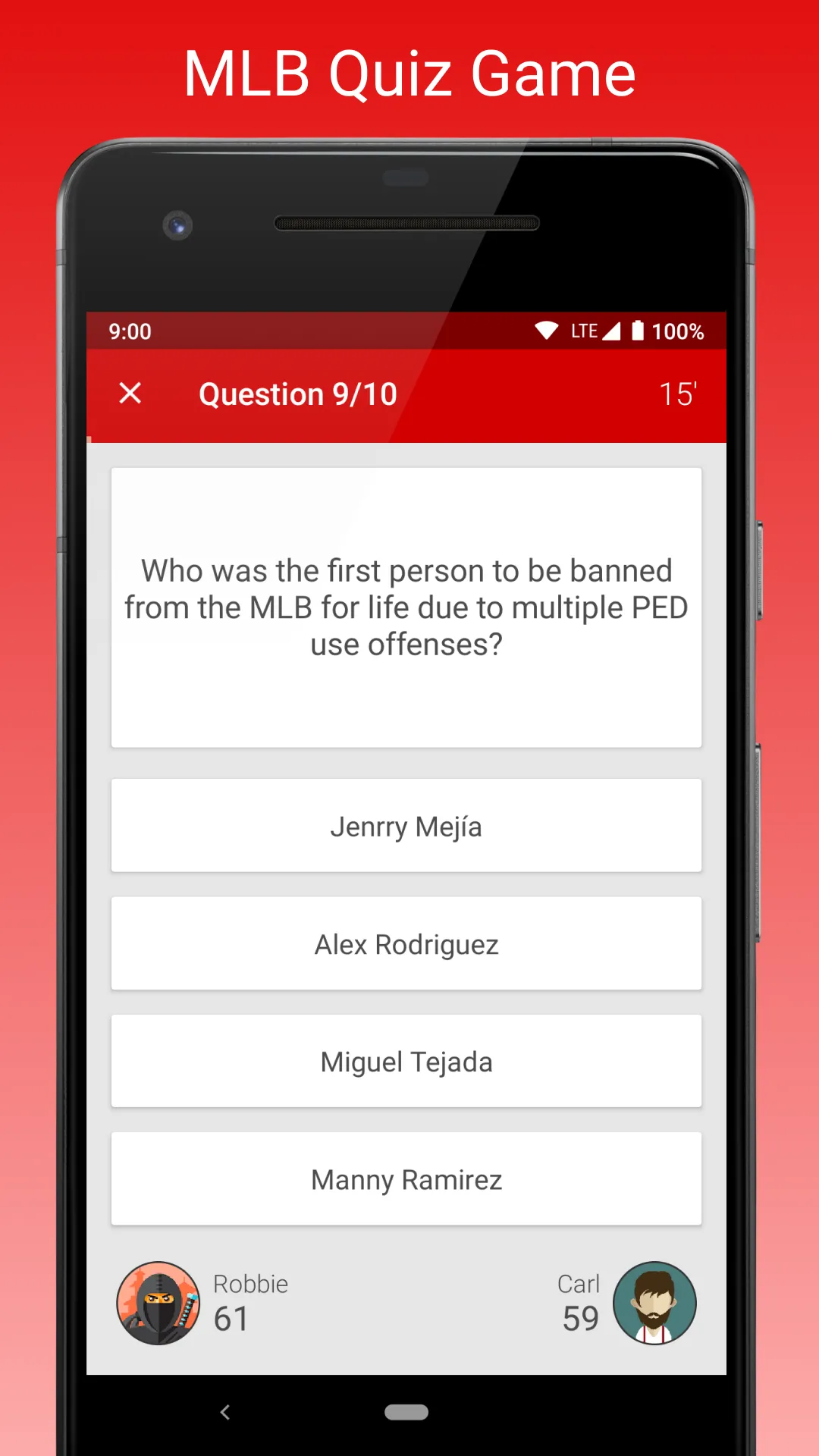 Fan Quiz for MLB | Indus Appstore | Screenshot