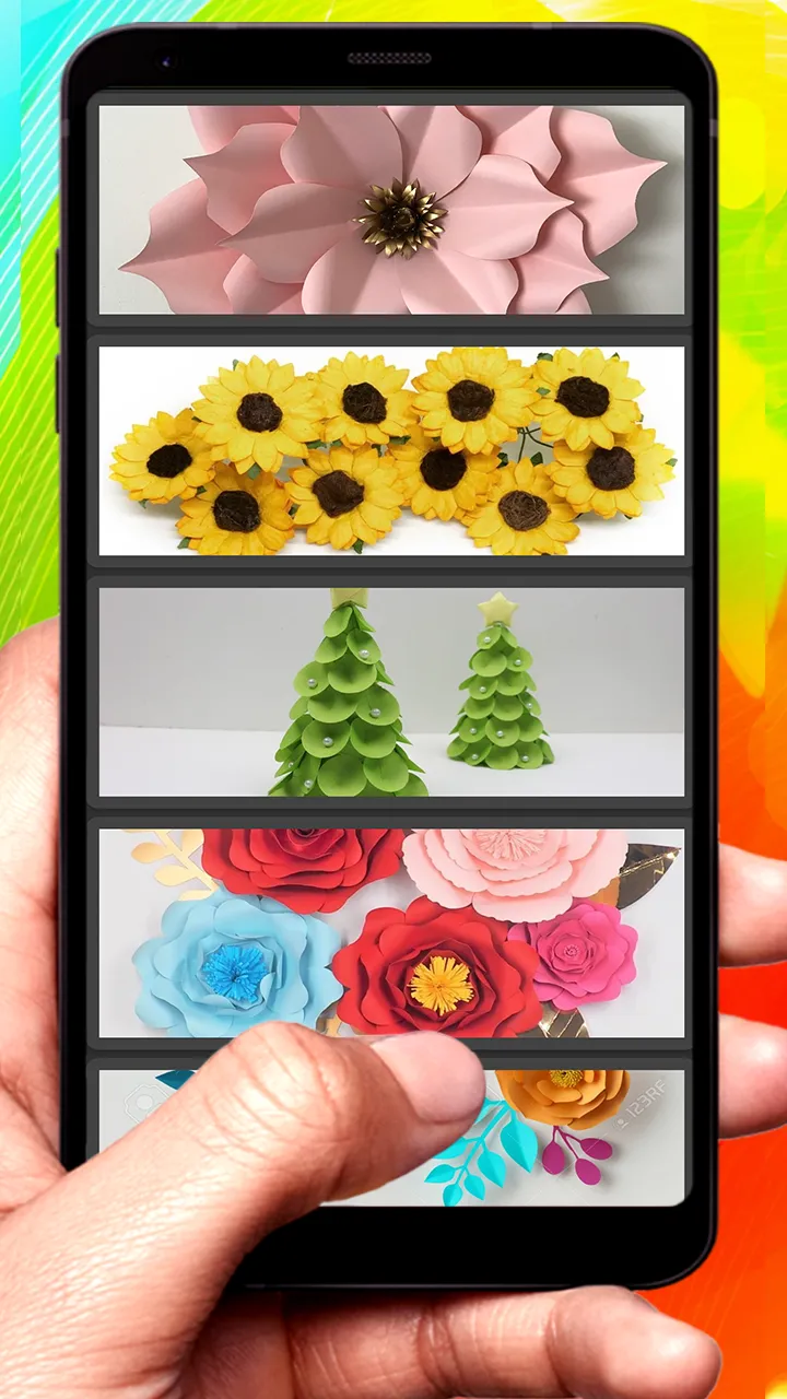 DIY Paper Flowers Idea | Indus Appstore | Screenshot