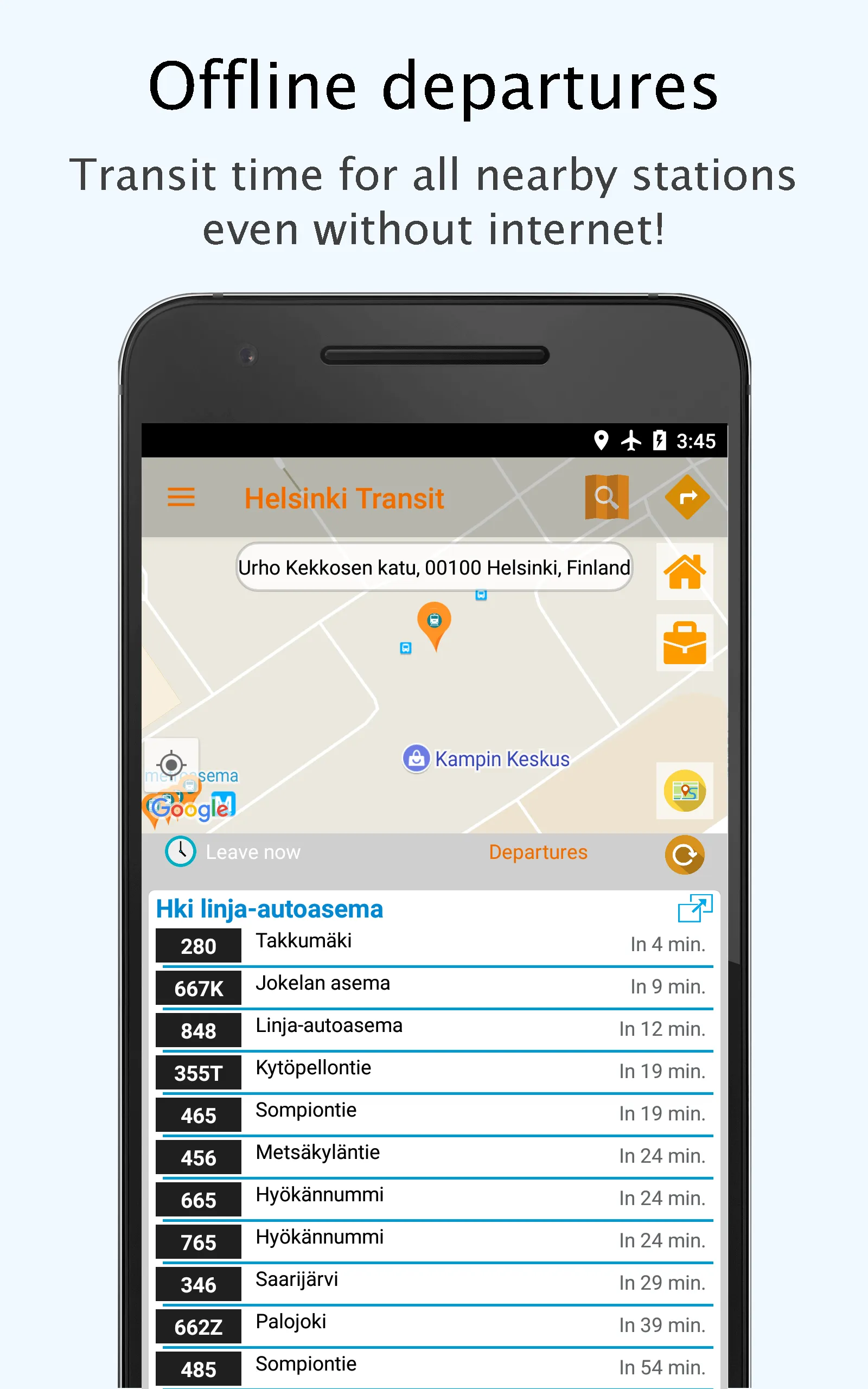 Helsinki Transit Live/Offline | Indus Appstore | Screenshot