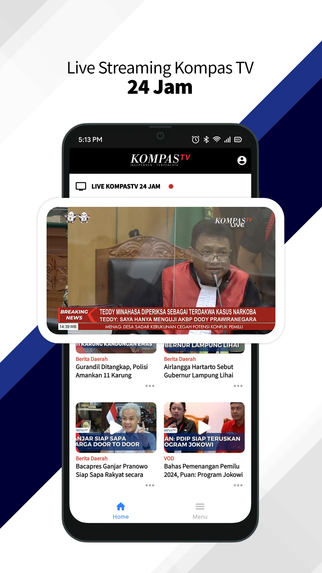 Kompas TV - Live Streaming | Indus Appstore | Screenshot