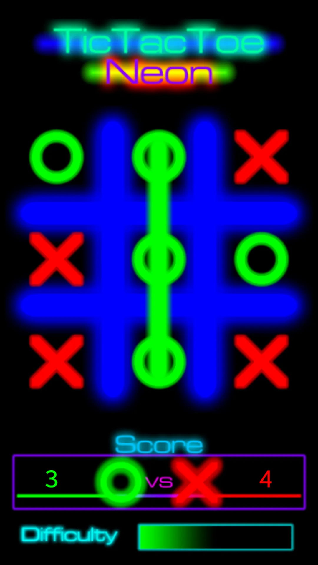 TicTacToe Neon | Indus Appstore | Screenshot