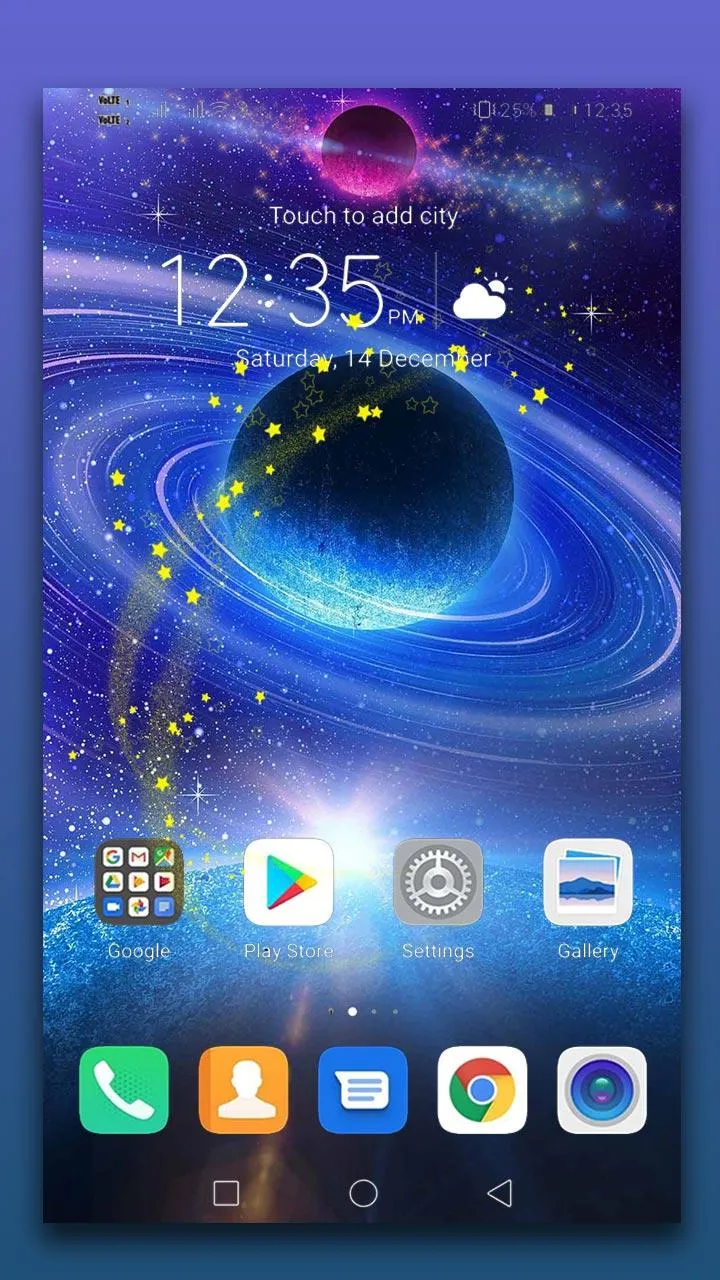 Galaxy Live Wallpaper | Indus Appstore | Screenshot