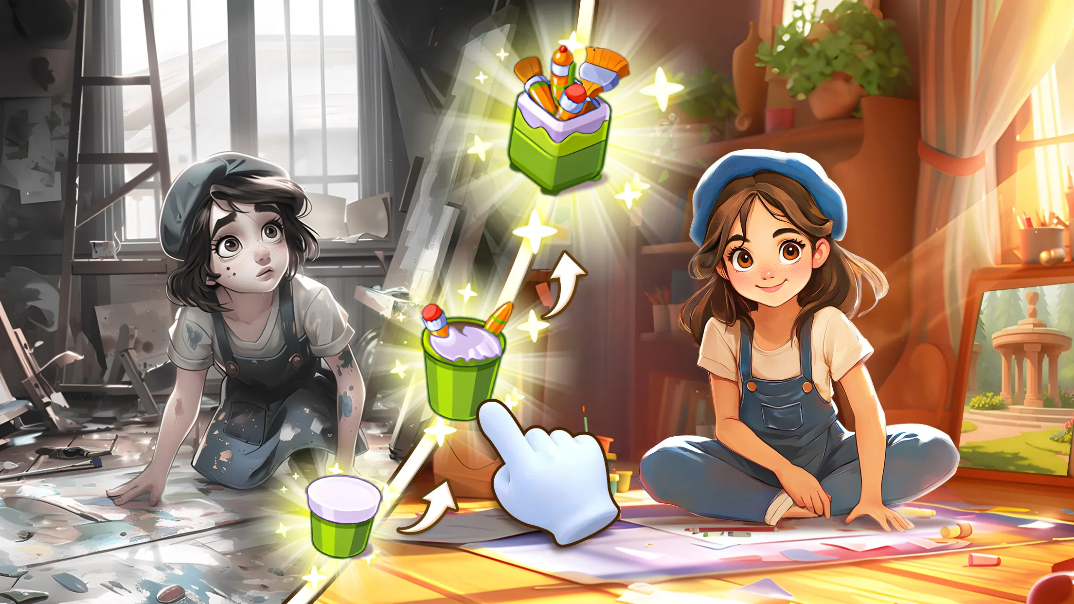 Merge Artist: Merge Games | Indus Appstore | Screenshot