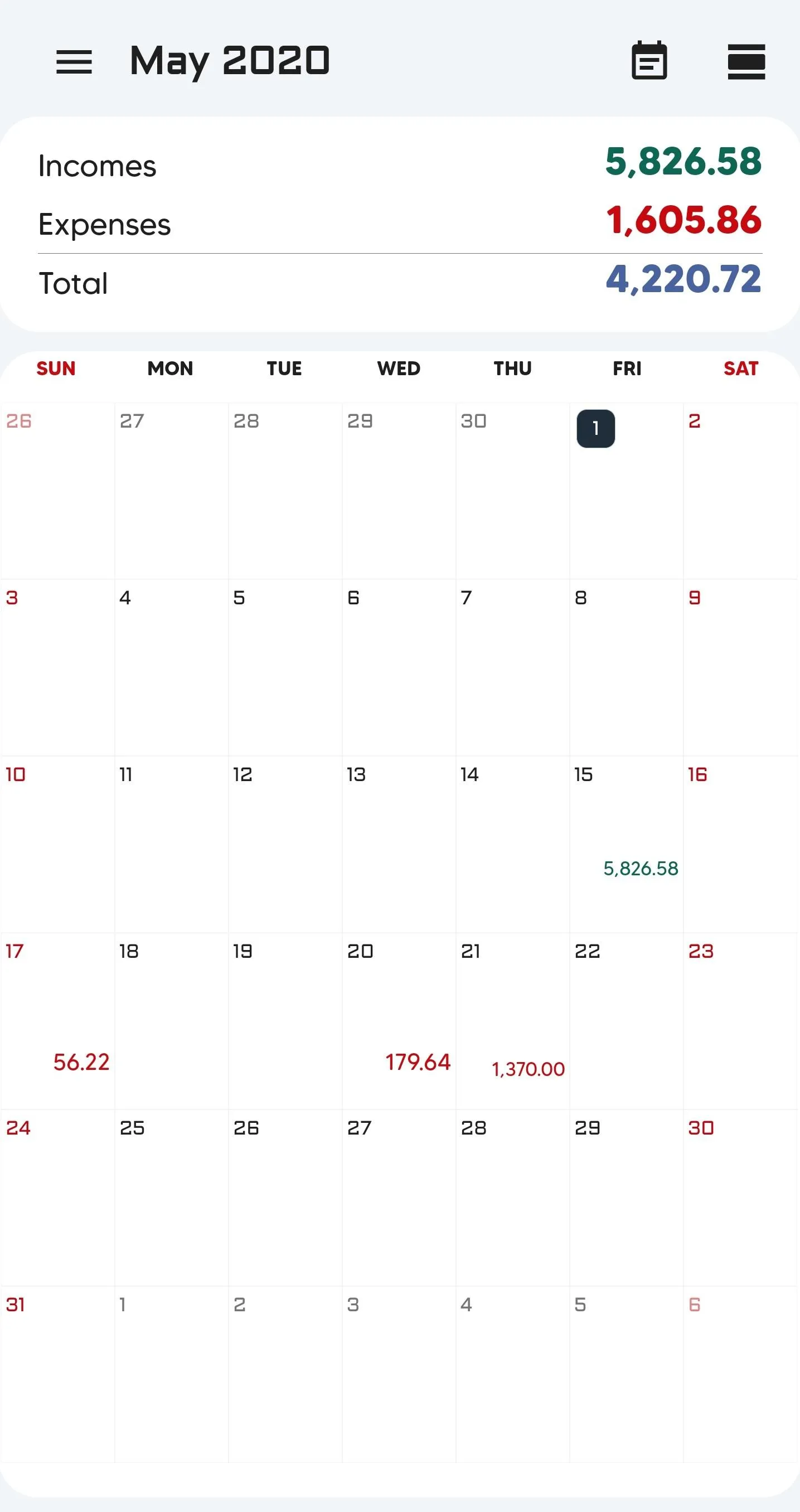 CLK Budget Manager - Incomes a | Indus Appstore | Screenshot