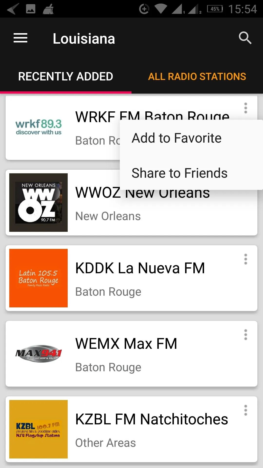 Louisiana Radio Stations - USA | Indus Appstore | Screenshot