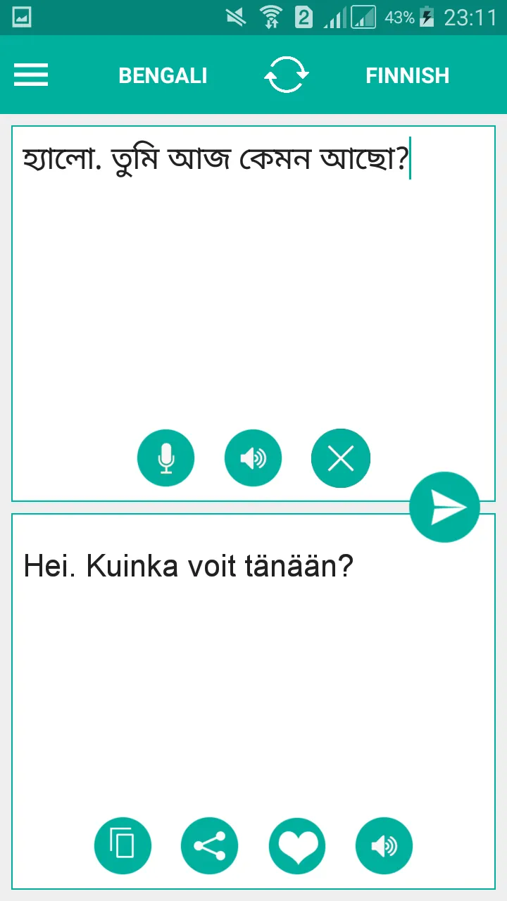 Finnish Bengali Translator | Indus Appstore | Screenshot