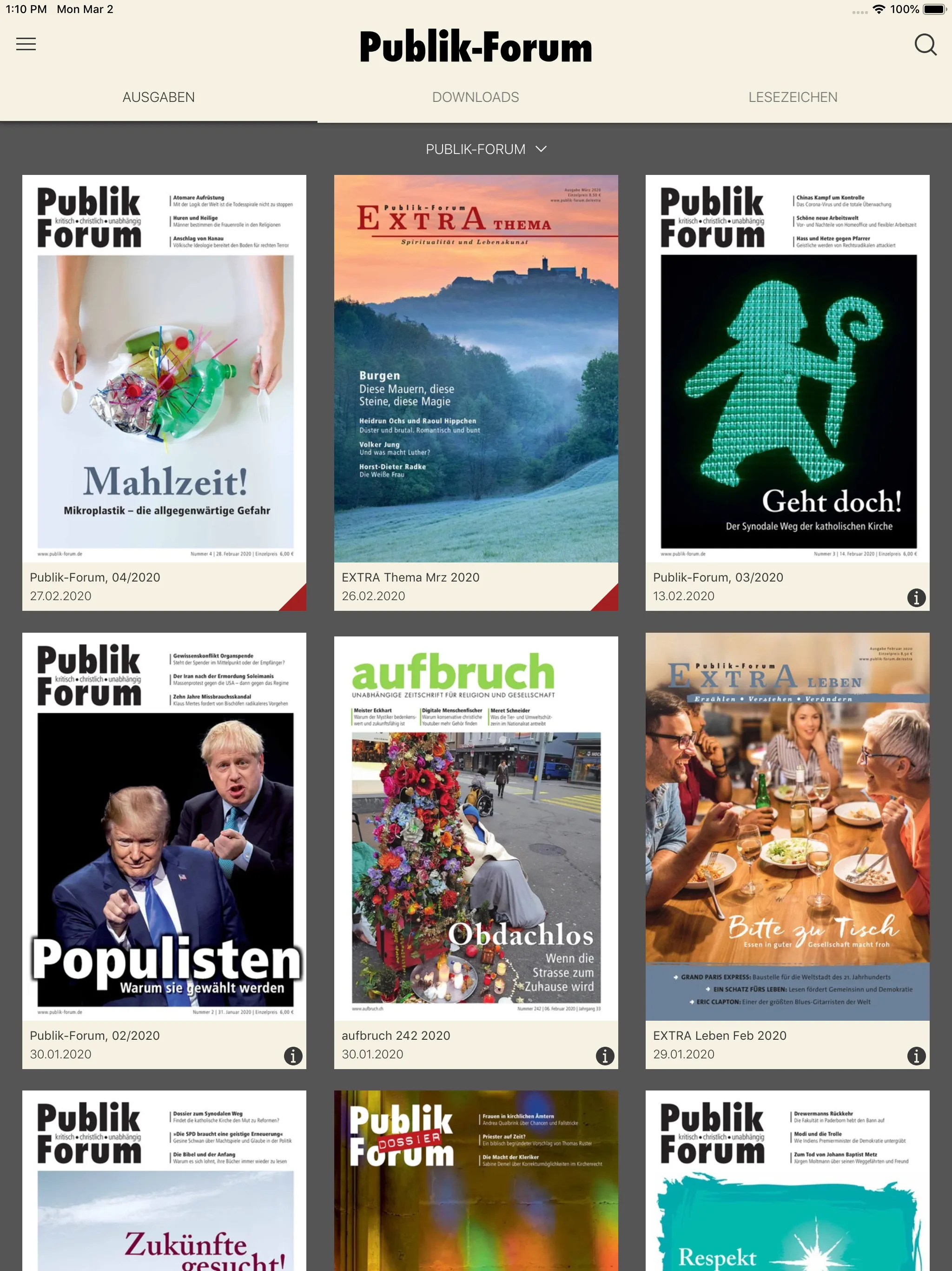 Publik-Forum Kiosk | Indus Appstore | Screenshot