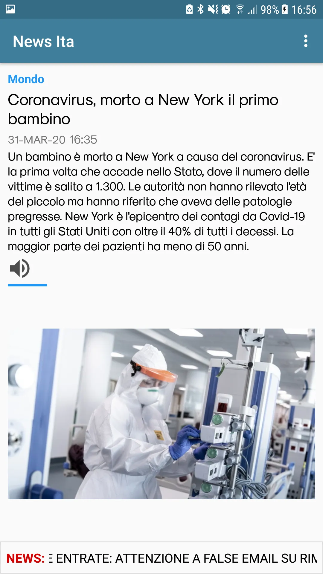 News Italia | Indus Appstore | Screenshot