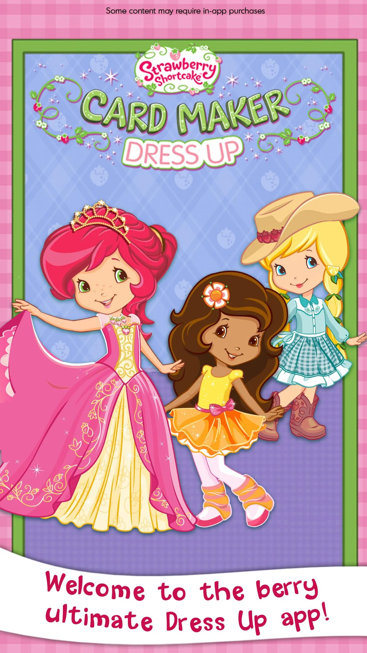 Strawberry Shortcake Dress Up | Indus Appstore | Screenshot