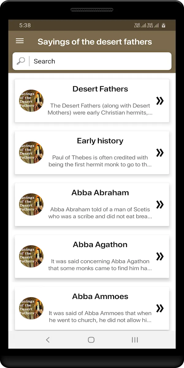 Sayings of the desert fathers | Indus Appstore | Screenshot