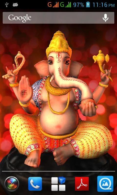 3D Ganesh Live Wallpaper | Indus Appstore | Screenshot