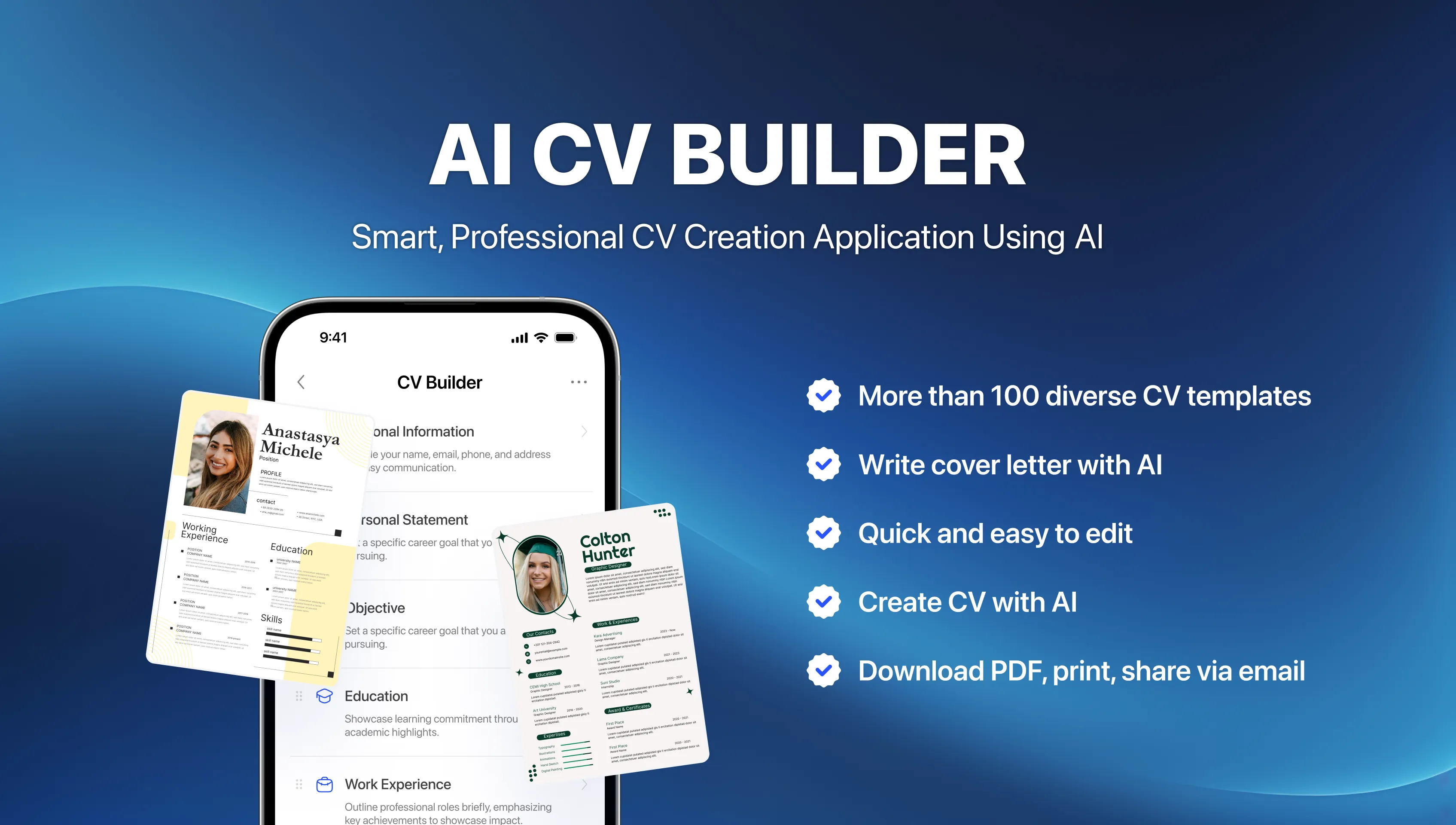 CV Maker and AI CV Builder | Indus Appstore | Screenshot