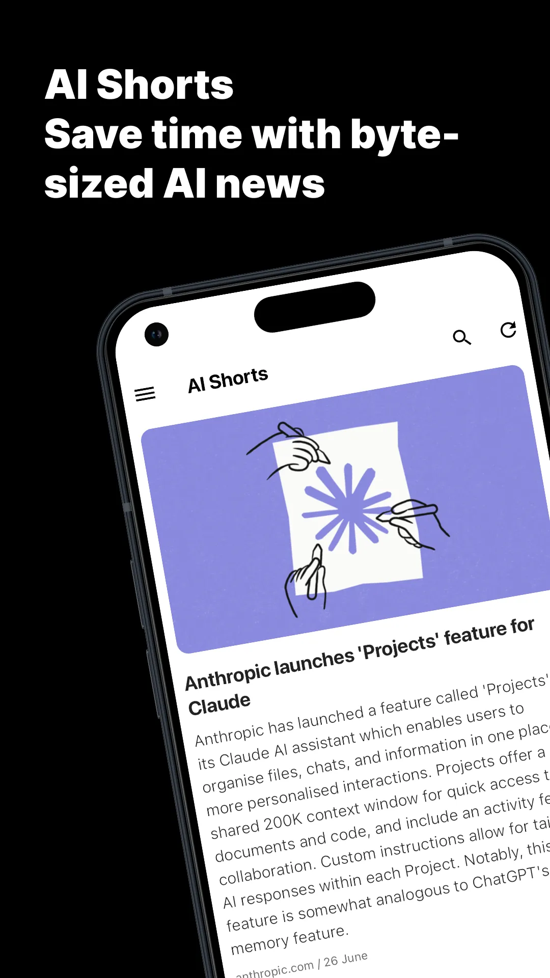 AI Shorts: Bytesized AI News | Indus Appstore | Screenshot