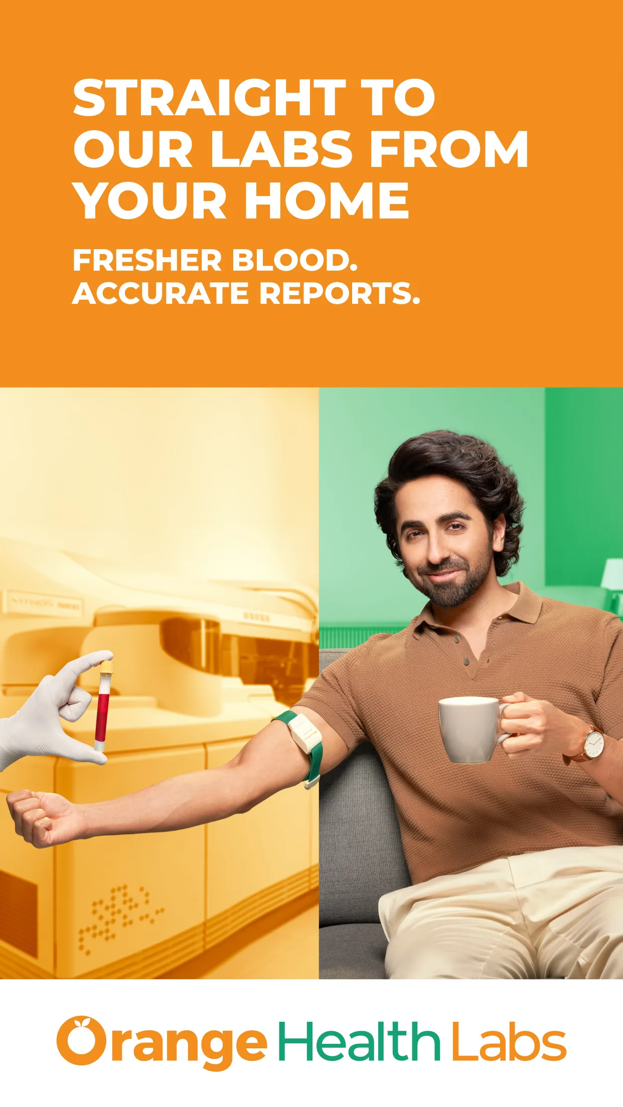 Orange Health Lab Test At Home | Indus Appstore | Screenshot