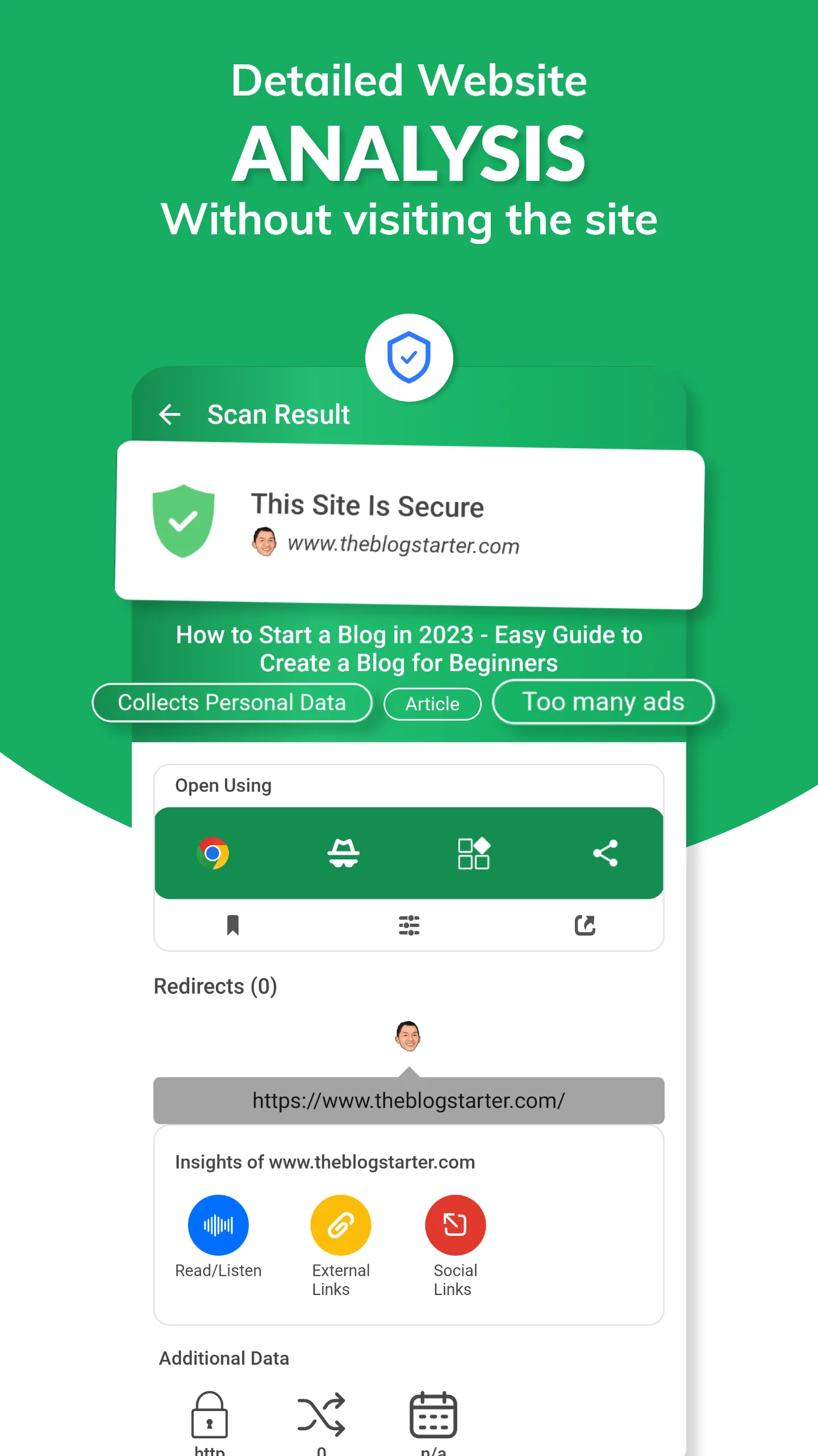 Link Protector: URL Scanner | Indus Appstore | Screenshot