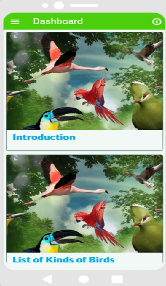 Birds Encyclopedia | Indus Appstore | Screenshot