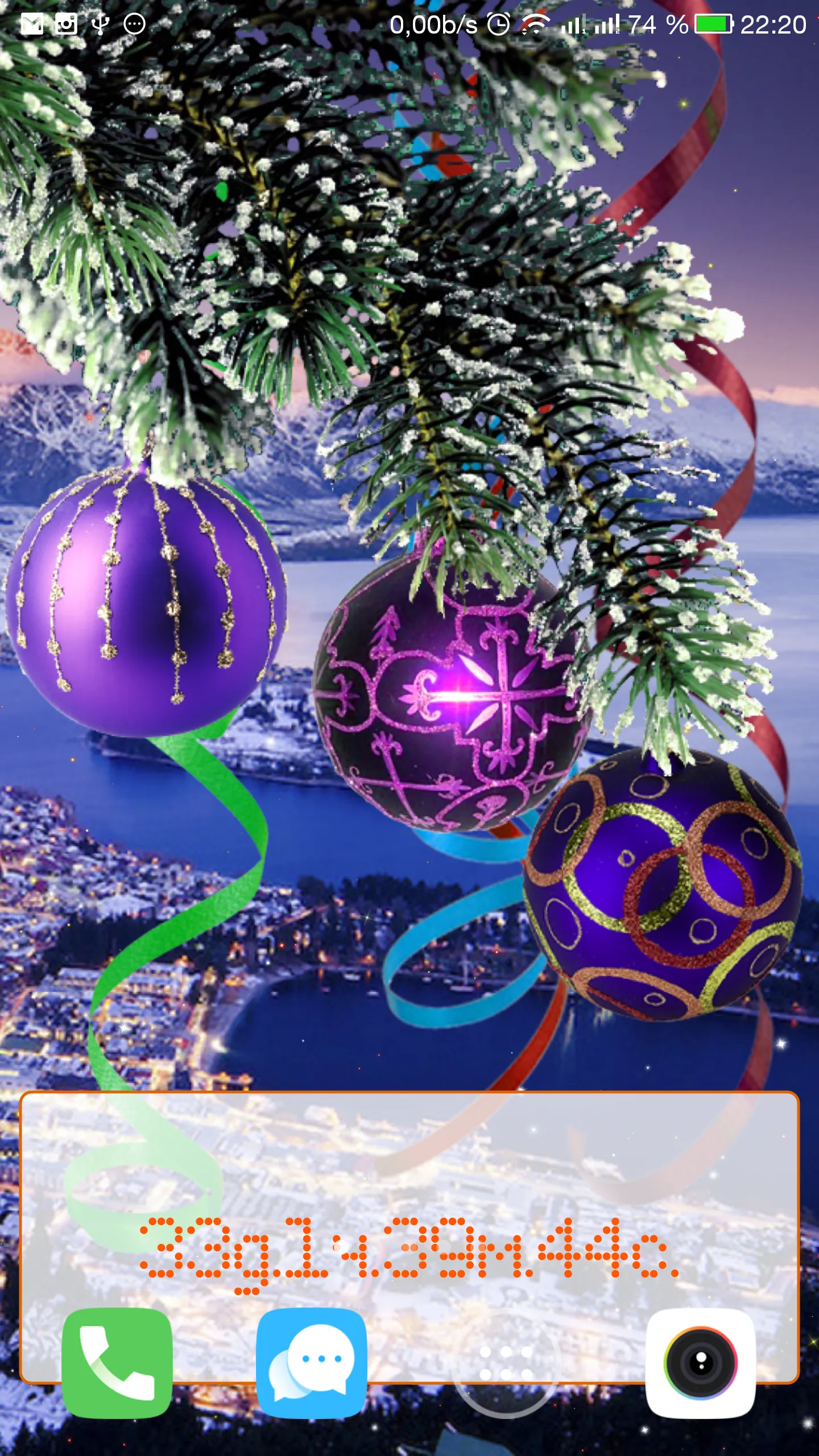 Christmas live wallpaper | Indus Appstore | Screenshot