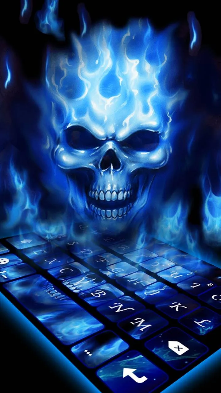 Flaming Skull 3D Theme | Indus Appstore | Screenshot